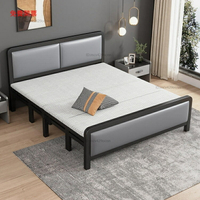 摺疊床家用雙人床出租屋午休午睡簡易便攜成人鐵床結實耐用單人床X4