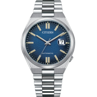 【CITIZEN 星辰】情人節推薦 漸層海洋藍 青春撞色機械錶(NJ0151-88L)