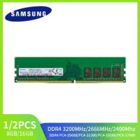 SAMSUNG DDR4 RAM 8GB 3200MHz 16GB 2666Mhz 2400MHz 4GB 2133MHz PC4 DIMM for Desktop Memory 288pin 4G 8G 16G RAM DDR4