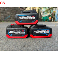 Pin Makita 18V -21V 2 hàng vỏ chống sốc Dung Lượng 4Ah - 5Ah  nhận sạc Adapter Máy giá sĩ
