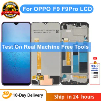 6.3 inch Original Test AAA For OPPO F9 LCD CPH1825 F9 Pro CPH1823 DIsplay Touch Screen Digitizer Assembly With Frame Free Tools