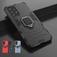 For Samsung Galaxy A73 5G Case Shockproof Armor Bumper Phone Case For Galaxy A73 A 73 5G Magnet Ring Stand Holder Back Cover