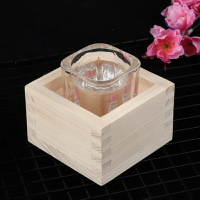 清酒杯木制酒杯特色正方形創意清酒杯清酒木杯具木杯