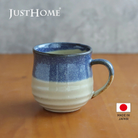 【Just Home】日本製美濃燒窯變馬克杯250ml 藍天(杯子 陶瓷杯 馬克杯 茶杯)