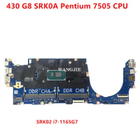 For HP ProBook 430 G8 DA0X8PMB8F0 DA0X8PMB18A0 Laptop Motherboard SRK0B 6305U SRK0A Pentium 7505 / SRK02 i7-1165G7