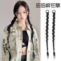 【巴黎精品】現貨+預購 女假辮子長假髮透氣假髮片輕量隱形增髮量假髮接髮 兩入(扭扭麻花辮髒辮3色a1cs27)