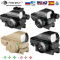 Tactical reflective red/green light laser holographic projection of the red dot sight sight hunting 11mm/20mm rail mounted sight