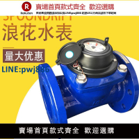 【臺灣公司 品質保固】法蘭水表浪花連云港干式防水防凍100止回閥大口徑工業閥門水車表
