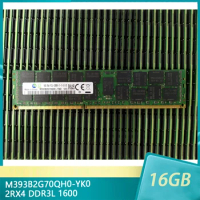 For Samsung RAM M393B2G70QH0-YK0 16G 16GB 2RX4 DDR3L PC3L-12800R 1600 REG Server Memory Fast Ship High Quality