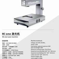 2020 New Design Mi one laser Engraving Marking Printer machine for iPhone 12 Mini 12Pro Max Broken Back Cover Removing Replace