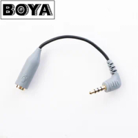BOYA BY-CIP2 3.5mm to TRRS TRS Microphone Cable Adapter for iPad iPod Touch iPhone BY-WM8 BY-WM6 BY-WM5 Microphone Accessories