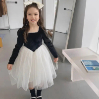 READYSTOCK- girls kids longsleeve party birthday gown dress wedding dinner