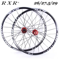 RXR 26/27.5/29 Inch MTB Wheelset Quick Release/Thru Axle Mountain Bike Wheel Set for V Brake Bicycle Wheel Rim Bike Part