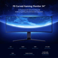 original mi High Quality cheap Curved PC Monitor Desktop Computer Gaming Mi Curved Gaming Monitor 34"