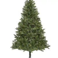 Clearance promotion 6.5 ft Arlington Tree with 300 Clear Incandescent Mini Lights for the Christmas Season, by Holiday Time