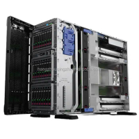 New Original ML350 Gen11 TowerServer 12-Core Processor 2.00Ghz 64GB-R MR408i-o 8SFF with 2x480GB SSD 2x800W RPS AMS