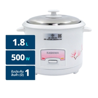 คาชิวา หม้อหุงข้าวไฟฟ้า 500 วัตต์ รุ่น RC-418 ขนาด 1.8 ล. สีขาว