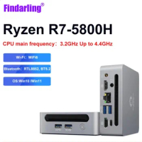 NUC AMD Ryzen 7 5800H 5700U AMD Ryzen 5500U Windows 11 MINI PC DDR4 16GB/32GB 512GB/1TB SSD WIFI6 BT5.0 Desktop Gaming Computer