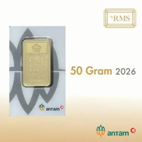 Logam Mulia Emas Antam Certicard - 50 Gram