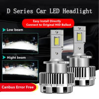 2PCS LED D1S car light D3S D2S D2R D4S D4R D5S D8S auto headlight bulb 70W 6000K canbus Error Free LED to Replace HID Conversion