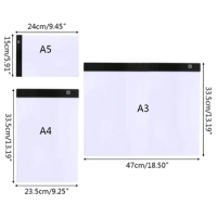 A3/A4/A5 Drawing Tablet Digital Graphics Pad LED Light Box Copy Board Writing 24BB
