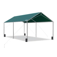 10'X20' Heavy Duty Car Canopy with Reinforced Steel Cables, Outdoor Car Shelter, Upgraded Carport with Galvanized Tube