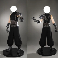 New Final Fantasy VII 7 Rebirth Cosplay Cloud Strife Cosplay Costume Outfit Uniform Halloween Party Costumes Shoes Armor Props