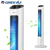 GREE Low Noise Tower Fan Strong Wind Without Vane Cooling Only Air Conditioner Fan Timing Vertical Air Conditioning Tower Fan