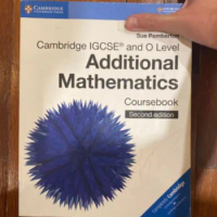 Cambridge IGCSE O Level Additional Mathematics Coursebook