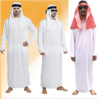 Cosplay Yarn Set, for Men and Adults, Halloween Theme, Including King, Prince, Arab, Dubai and Middl