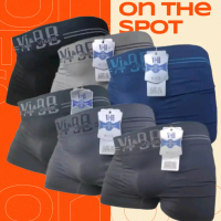 PROMO 6pcs  CD boxer pria dewasa/dalamn tanpa jahitan lembut dewasa cowok  sport Motif Nyaman