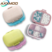 Travel Pill Organizer, 8 Compartments Portable Pill Case, Small Pill Box for Pocket Purse Portable Medicine Vitamin Container