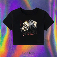 CROP TOP EMINEM RAPPER Y2K / CROP TOP TEE / CROP TOP HITAM / CROP TOP PUTIH / CROP Y2K / BOOTLEG / C