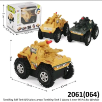 Tumbling tank tentara mainan mobil tentara tumbling jungkir balik military tank