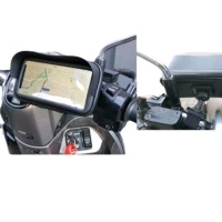 HOLDER HP MOTOR WATERPROOF PHONE HOLDER KANOPI WATERPROOF UNTUK STANG ATAU SPION HOLDER HANDPHONE MO