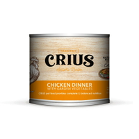 【CRIUS 克瑞斯】天然紐西蘭無穀貓用主食餐罐-放養雞 175G/24罐
