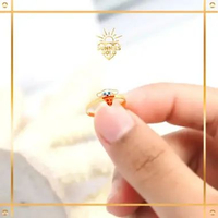 CINCIN EMAS ANAK MODEL KARAKTER CINNAMOROLL LUCU EMAS ASLI EMAS MUDA KADAR 6K (300) CINCIN ANAK CINN