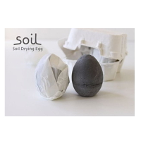 日本製 soil 珪藻土濕度調節 除濕乾燥蛋 單顆 調濕脫臭 除臭【南風百貨】