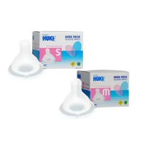 Dot Silicone Wide Neck Huki 1pc - Dot Silikon Leher Lebar Bayi Huki Size M