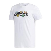 【adidas 愛迪達】ADIDAS M PKMN PXL T 男 短袖上衣 白(FM6030)