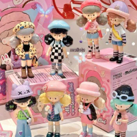 New Molinta Series Blind Box Popcorn Sister Genuine Spot Gossip Club Mystery Box Kawaii Action Figures Surprise Birthday Gift