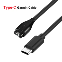 Type C Watch Charger Cable for Garmin Venu 2 plus/ Fenix 7S 7X 6S 6X 5S 5X Plus USB C Data Sync Charging Cord Forerunner 745 935