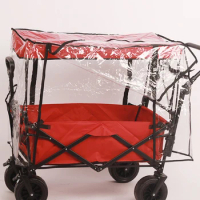 Camping Trolley Rain Cover Garden Picnic Wagon Stroller Cart Waterproof Cover Camping Equipment Parts