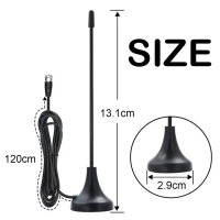 Antenna Ajaib DVBT2 Digital Antena 1.5 dBi Kabel 2.5 m ntena TV Digital DTA180 DVB-T2 High Gain 1.5