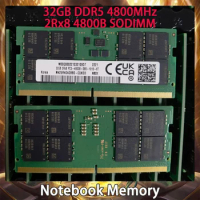 New 32GB DDR5 4800MHz 2Rx8 4800B SODIMM Laptop RAM For Samsung Notebook Memory Fast Ship Works Perfectly High Quality
