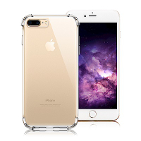 Xmart iPhone 8 Plus / 7 Plus 清透高質感TPU+PC保護殼-白