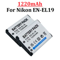 EN-EL19 EN EL19 ENEL19 Camera Battery 1220mah for Nikon Coolpix W100 W150 S100 S2500 S2600 S3100 S6400 S4100 S4150 S3300 S4300