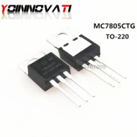 10pcs MC7805 MC7805CTG 7805CT MC7805CT TO-220 three terminal regulator with MC7805CT 100% new and original