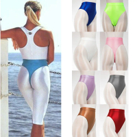 Quần Legging Gợi Cảm, Dành Cho Nữ, Cạp Cao, Satin Sáng Bóng, Mờ Bóng, Thích Hợp Cho Phòng Tập Gym Th