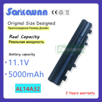 SARKAWNN 11.1V 5000mAh 4ICR17/65 AL14A32 Laptop Battery For ACER Aspire E14 E15 E5-421 E5-572G
